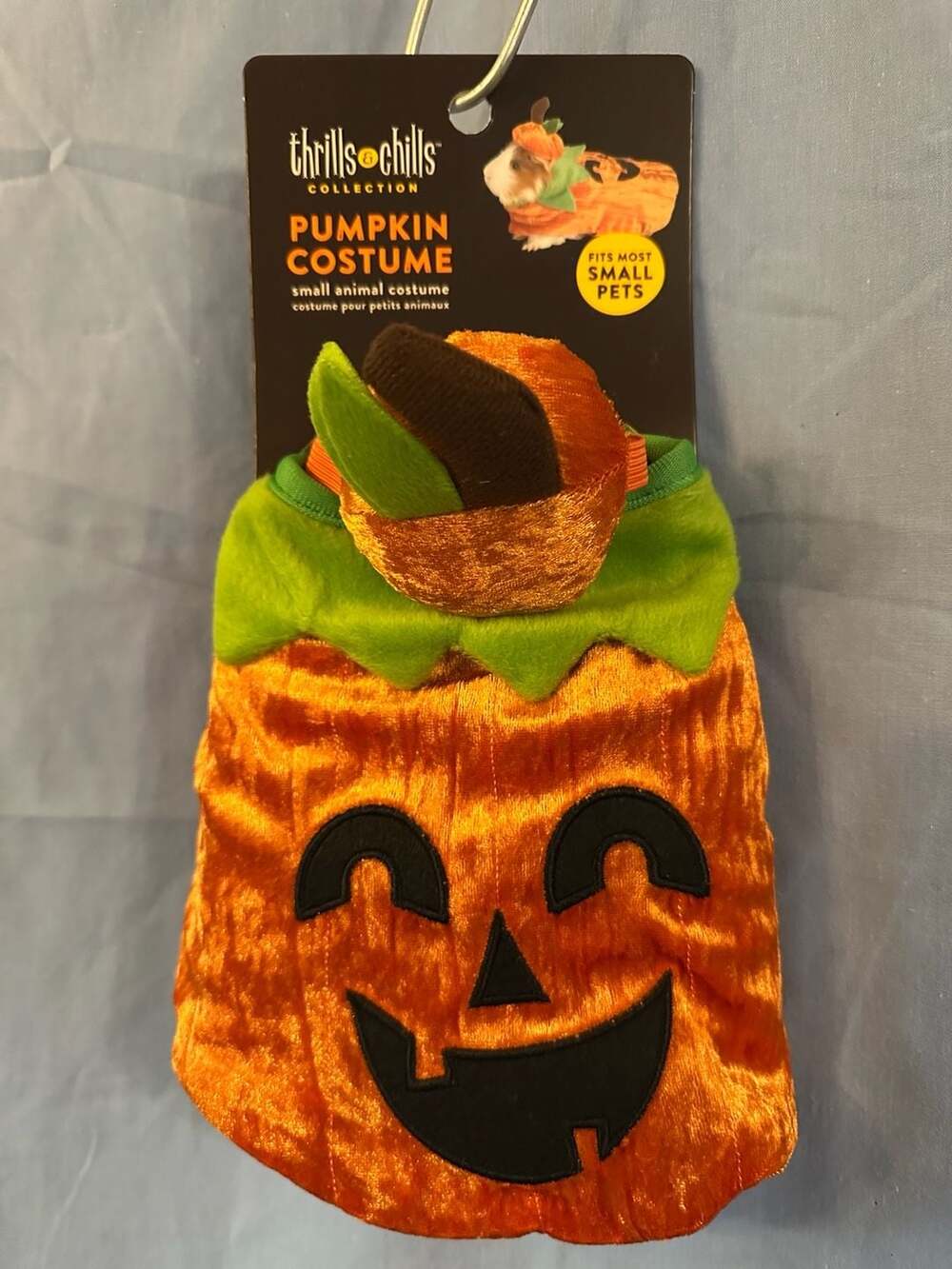 Thrills & Chills Pumpkin Costume Small Pets Halloween Outfit NWT